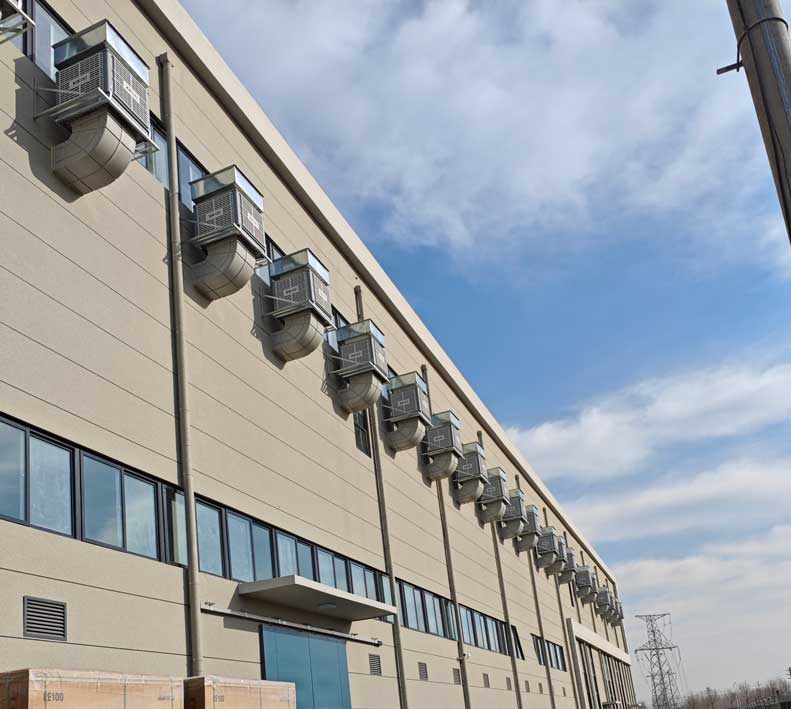 皮革廠降溫通風換氣，應用星科環保空調