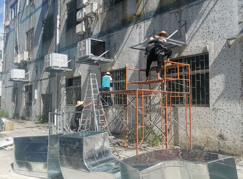 工業廠房車間通風降溫工程，安裝工業降溫通風設備-環保空調