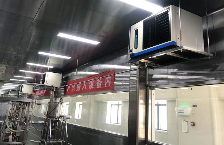 工業車間制冷降溫，安裝蒸發冷省電空調-臥式軸流